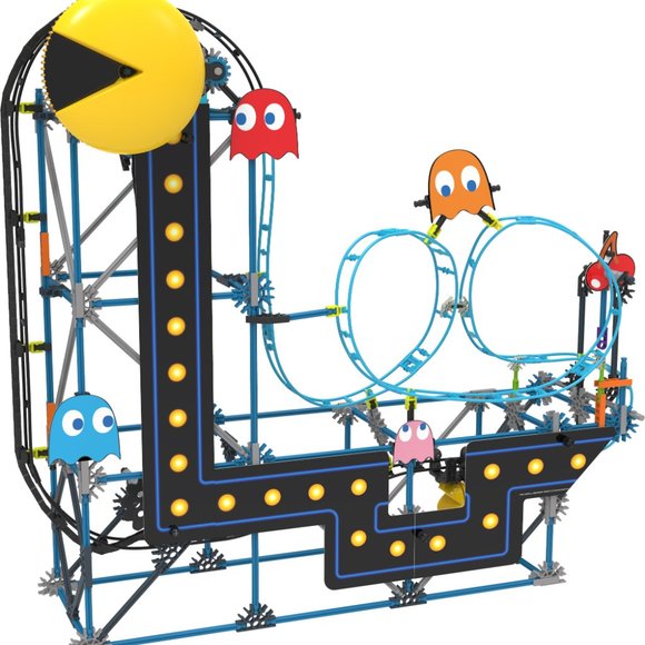 K'NEX PAC-MAN Roller Coaster Building Set - Picture 4 of 4